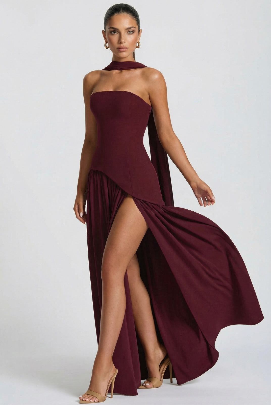 Lila Maxi Slit Dress