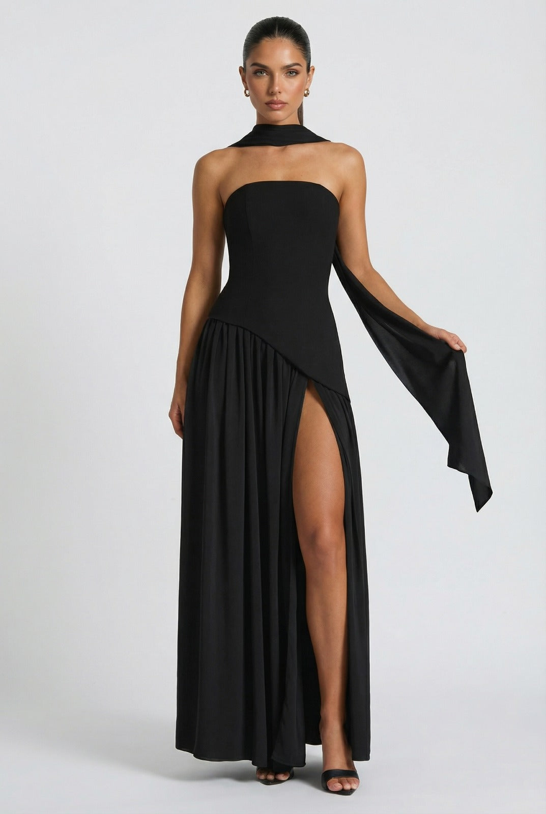 Lila Maxi Slit Dress