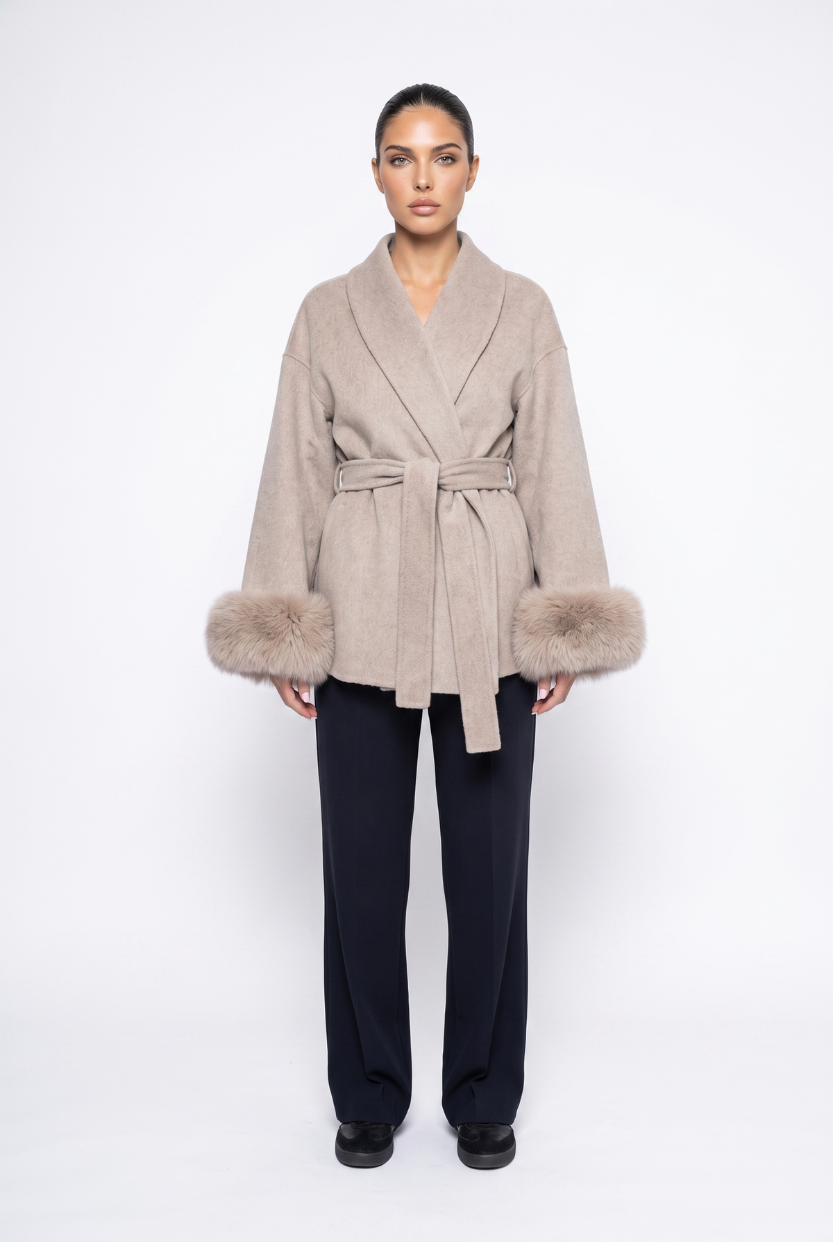 The Elizabeth Wrap Coat