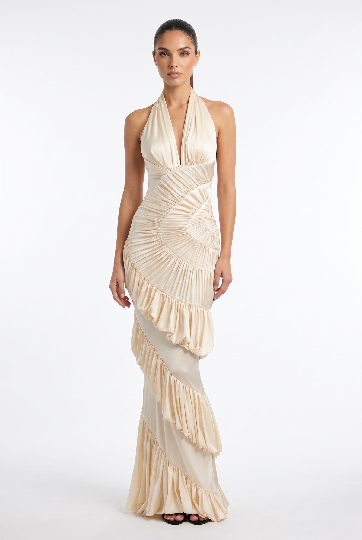 The Gabriella Ruffle Maxi Dress