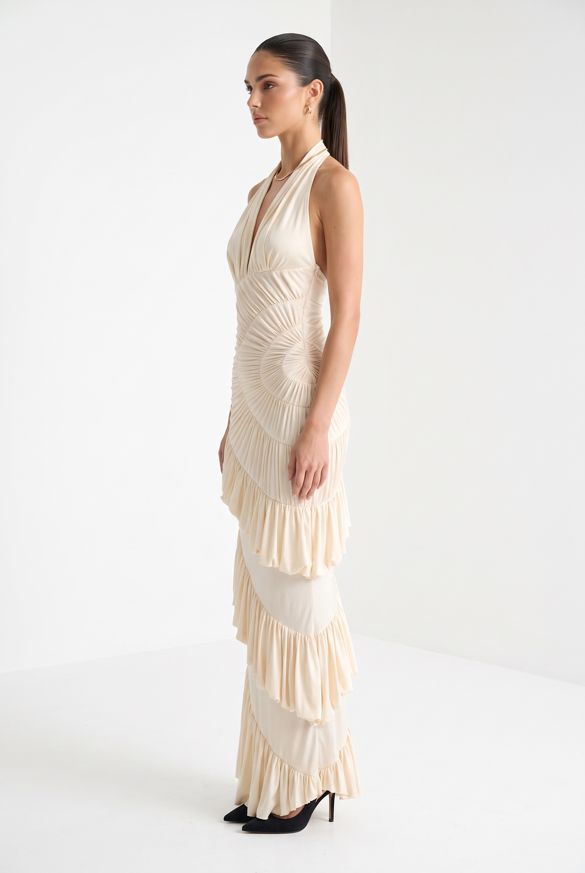 The Gabriella Ruffle Maxi Dress