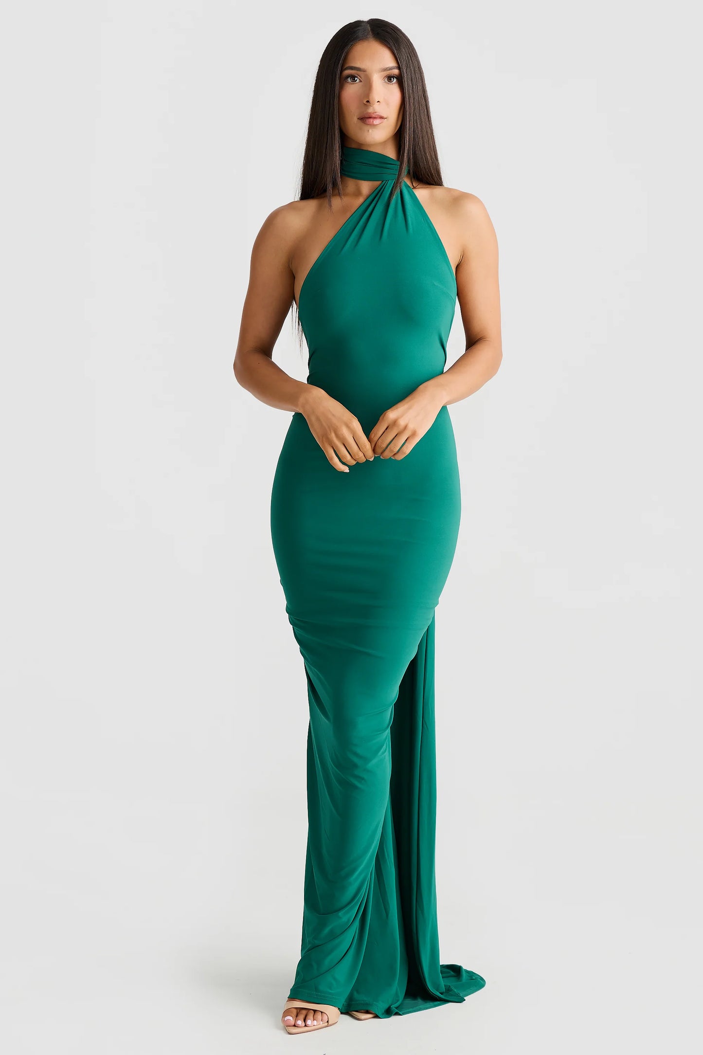 Arabella backless maxi dress